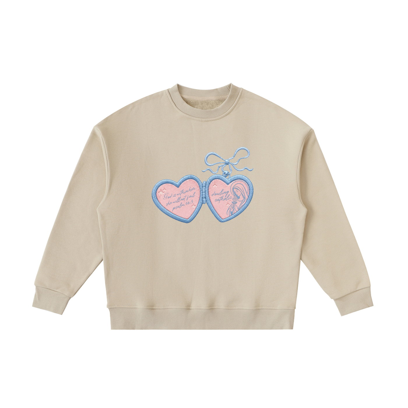 Kids' Mary Locket Crewneck Sweatshirt