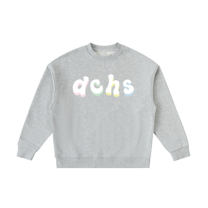 Kids' Lettered Pastel Crewneck Sweatshirt
