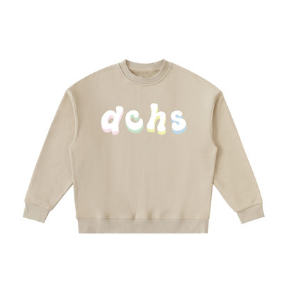 Kids' Lettered Pastel Crewneck Sweatshirt