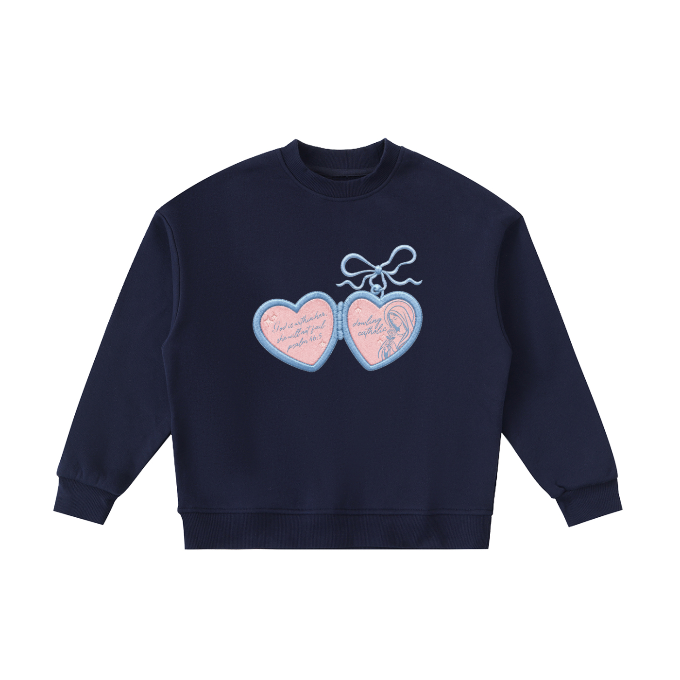 Kids' Mary Locket Crewneck Sweatshirt