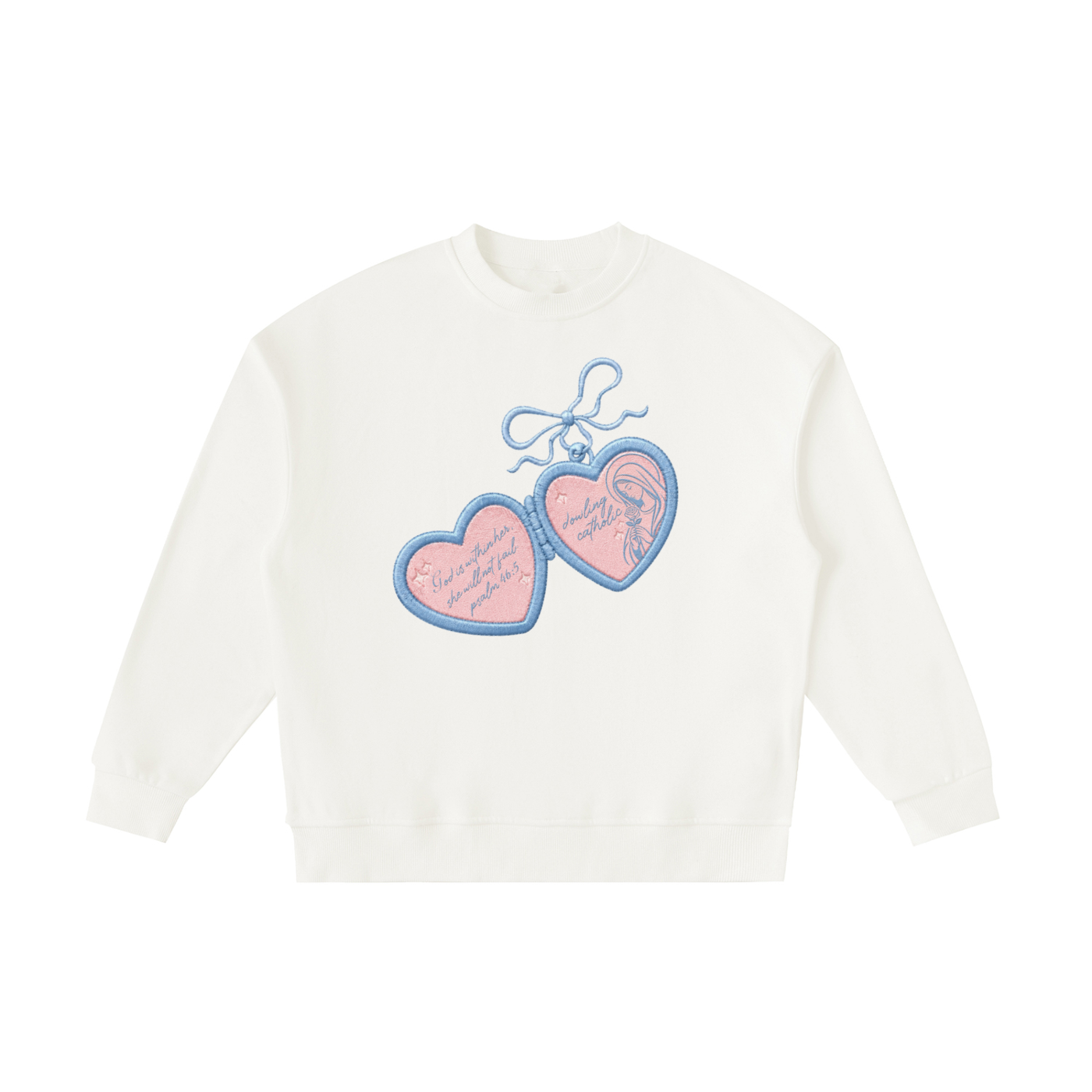 Kids' Mary Locket Crewneck Sweatshirt