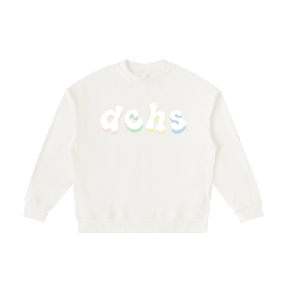 Kids' Lettered Pastel Crewneck Sweatshirt