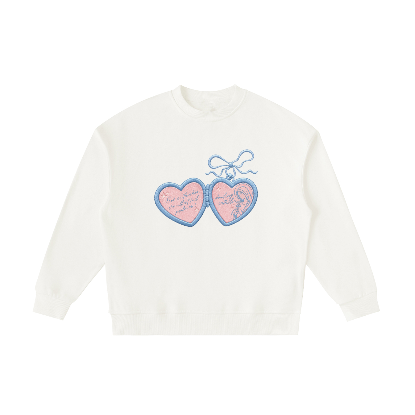 Kids' Mary Locket Crewneck Sweatshirt