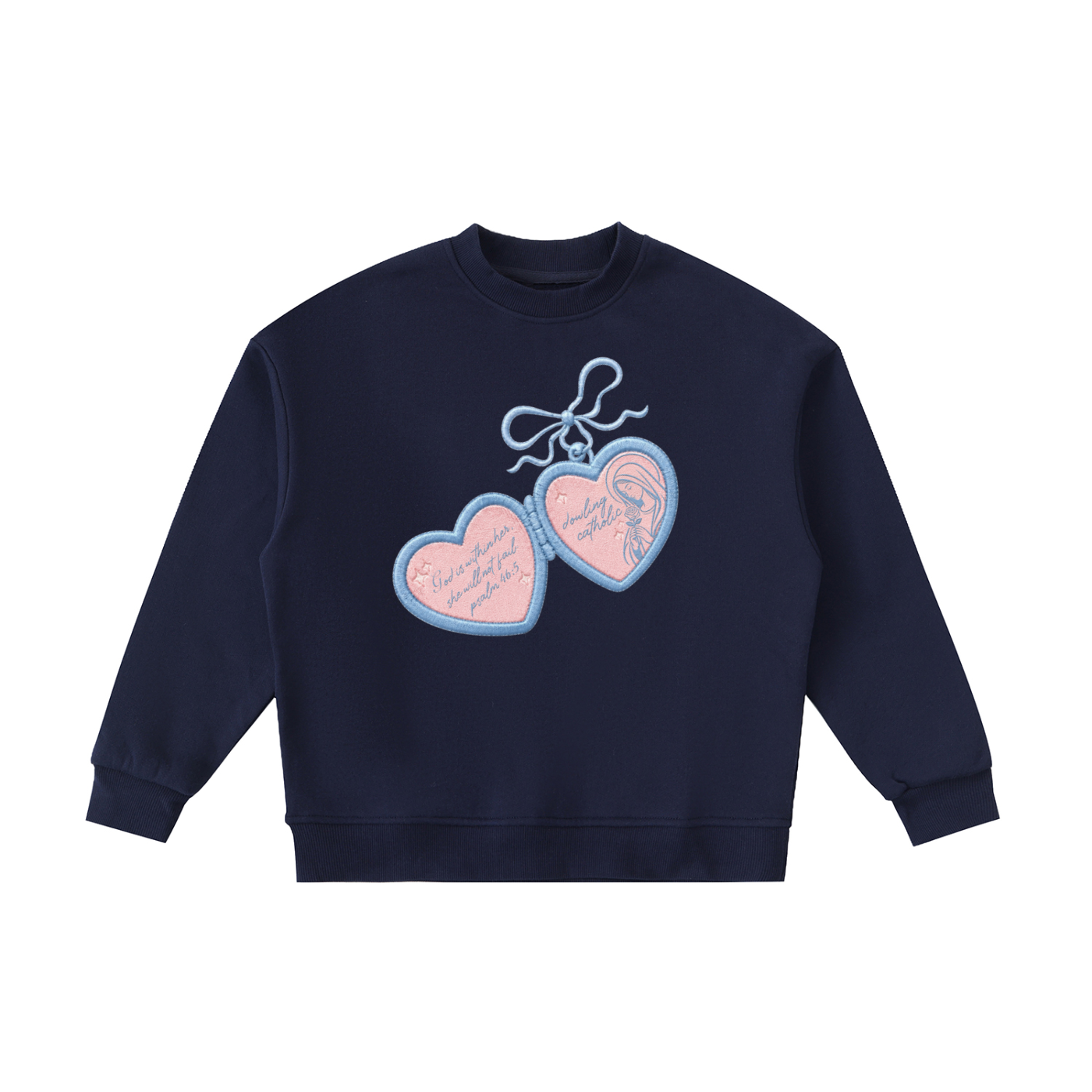 Kids' Mary Locket Crewneck Sweatshirt